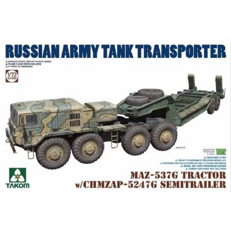 MAZ-537G Tractor w/ CHMZAP-5247G Semitrailer