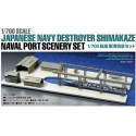 Japanese Navy Destroyer Shimakaze Naval Port Scenery Set