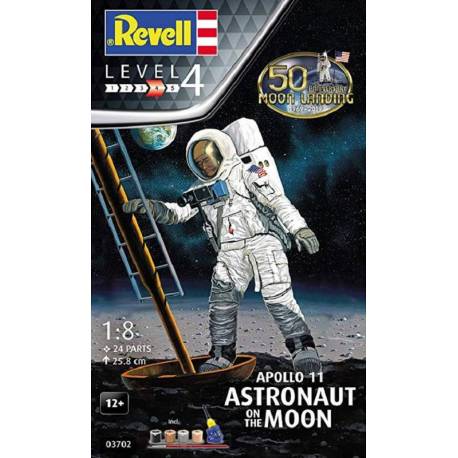 Apollo 11 Astronaut on the Moon