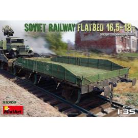 SOVIET RAILWAY FLATBED 16,5-18t