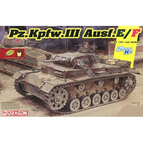 Pz.Kpfw.III Ausf.E/F (Smart kit) (2 in 1)
