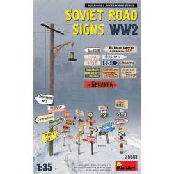 SOVIET ROAD SIGNS WW2
