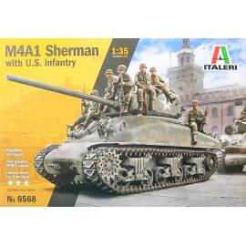 M4A1 SHERMAN WITH U.S. INFANTRY