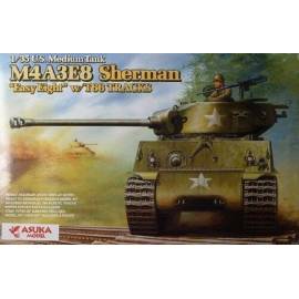 U.S. Medium Tank M4A3E8 Sherman "Easy Eight" w/ T66 TRACKS 