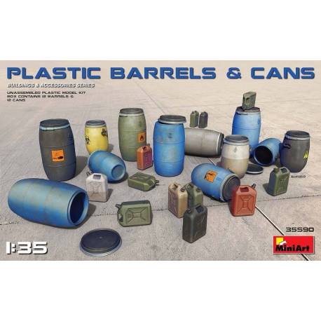 PLASTIC BARRELS & CANS