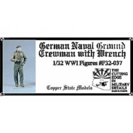 German Naval Ground crewman with wrench