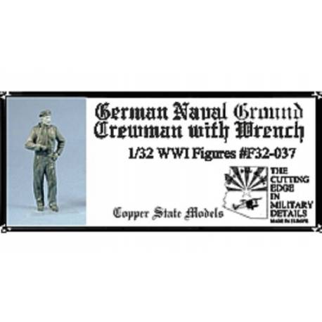 German Naval Ground crewman with wrench
