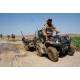 British Army ATV Quad Bike and Trailer w/Soldier