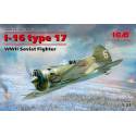 I-16 type 17 WWII Soviet Fighter