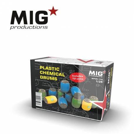 Plastic chemical drums