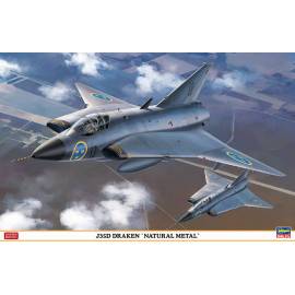 J35D DRAKEN "NATURAL METAL