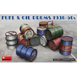 FUEL & OIL DRUMS 1930-50s