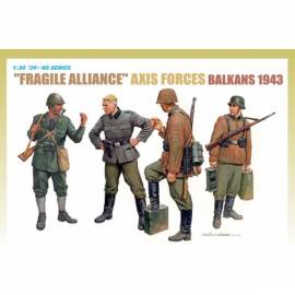 "Fragile Alliance" Axis forces Balkans 1943 