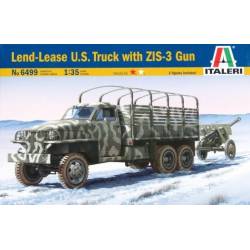 Lend-Lease US Truck with ZIS-3 gun 