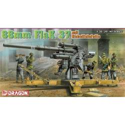 88mm Flak 37 mit Behelfslafette  