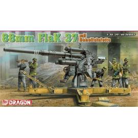 88mm Flak 37 mit Behelfslafette  