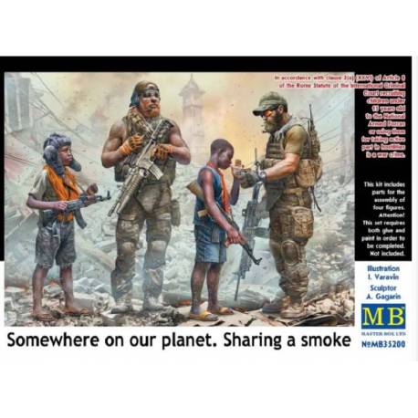 Somewhere on our planet Shaning a smoke