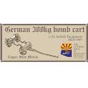 German 300kg bomb cart
