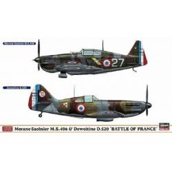 Morane Saulnier M.S.406 & Dewoitine D.520 `Battle of France`