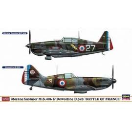 Morane Saulnier M.S.406 & Dewoitine D.520 `Battle of France`