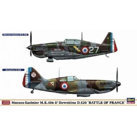 Morane Saulnier M.S.406 & Dewoitine D.520 `Battle of France`