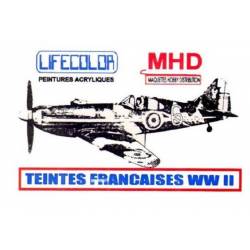 TEINTES FRANCAISES AVIONS WWII