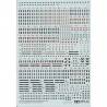 WWII German Militaty Insigna Decal set (Africa Corps/Waffen SS) 