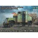 British Armoured Car Austin MK III WW I Era