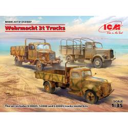 Wehrmacht 3t Trucks (V3000S, KHD S3000, L3000S)