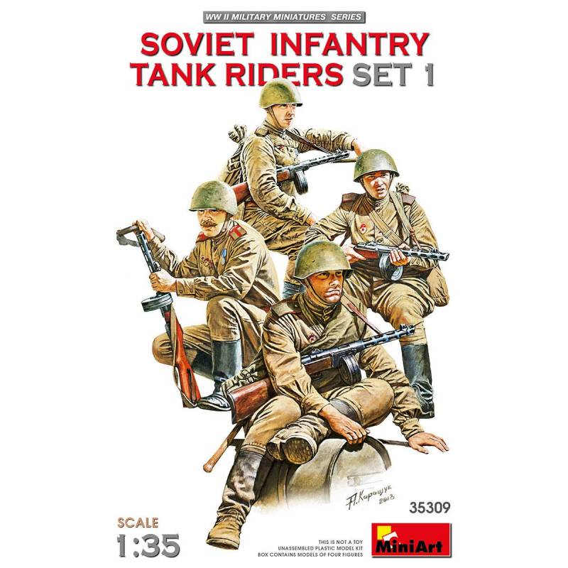 Set Di Figurine Sovietiche Di Cacciatori Di Carri Armati Miniart