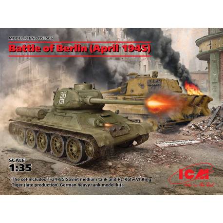 Battle of Berlin (April 1945) (T-34-85, King Tiger)