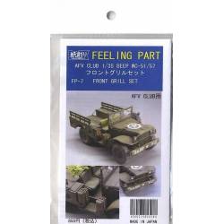 FRONT GRILL SET for AFV CLUB BEEP WC-51/57 1/35ème