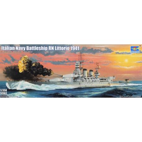 Italian Navy Battleship RN Littorio 1941