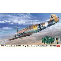 Messerschmitt Bf109F-4 Trop Star of Africa MARSEILLE w/Figure