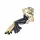Nose Art Girls Figure Blondie