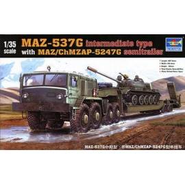 MAZ-537G intermédiate type with MAZ/chMZASP-5247G semitrailer 