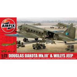 Douglas Dakota Mk.III avec Willys Jeep