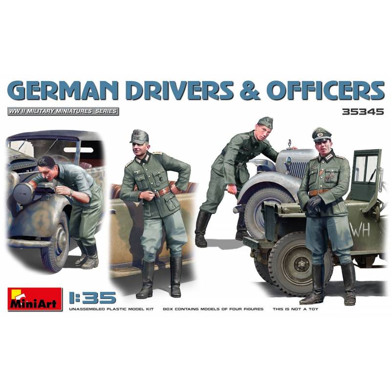 Figura Maquette Piloti E Ufficiali Tedeschi Miniart 353