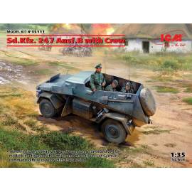Sd.Kfz. 247 Ausf.B with Crew