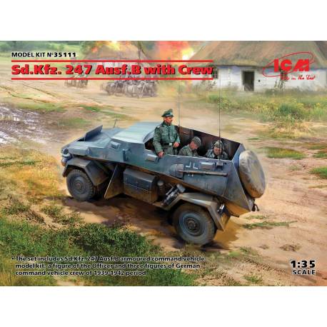 Sd.Kfz. 247 Ausf.B with Crew