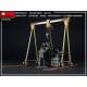 GERMAN TANKMEN WITH GANTRY CRANE & MAYBACH HL 120 ENGINE