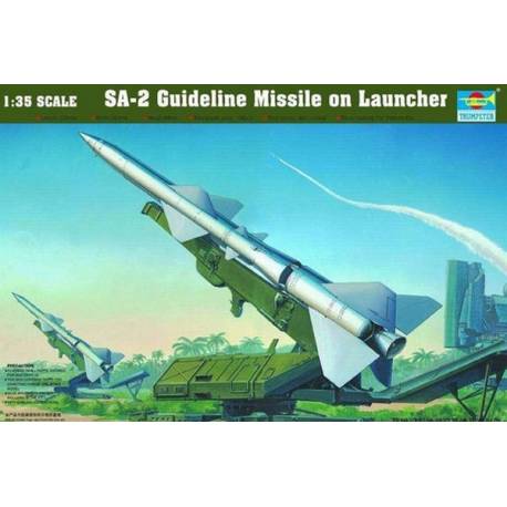 SA-2 Guideline Missile on launcher 