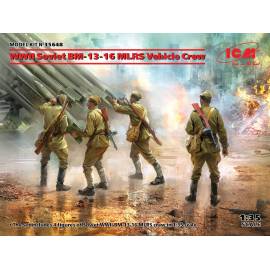 WWII Soviet BM-13-16 MLRS Vehicle Crew
