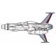 Space Wolf SW-190 " War against Mazone" w/Yuki Kei Figure