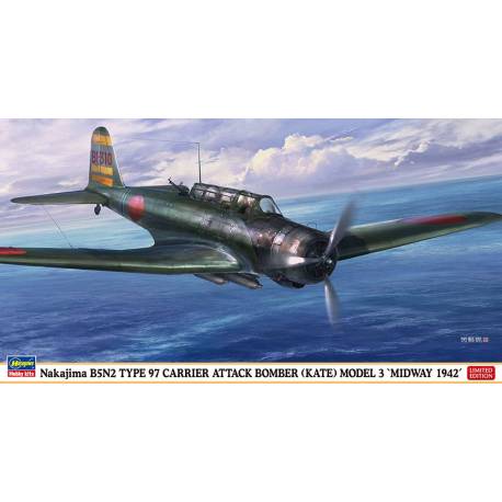 Nakajima B5N2 Type 97 Carrier Attack Bomber (Kate) Model 3 'Midway 1942'