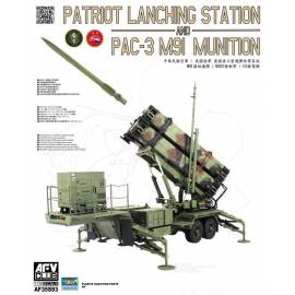 Maquette lance-missile M901 Launching Station and MIM-104F PATRIOT|AFV CLUB|35S93|1:35
