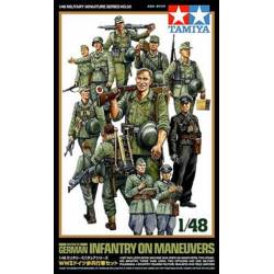 WWII German Infantry On Maneuvers