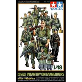 WWII German Infantry On Maneuvers