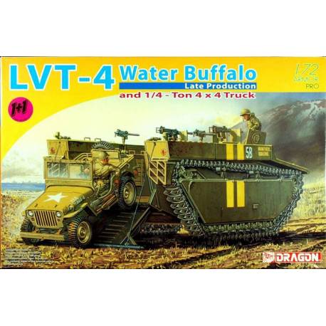LVT-4 Water Buffalo & Jeep 