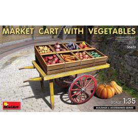 MARKET CART WITH VEGETABLES